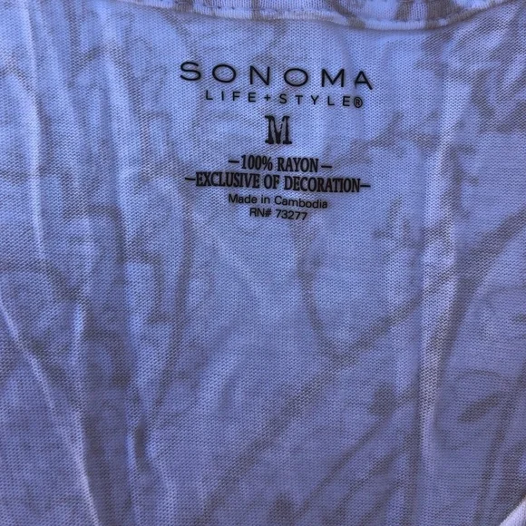 Sonoma Life Style Tunic Woman Size M - Picture 10 of 12